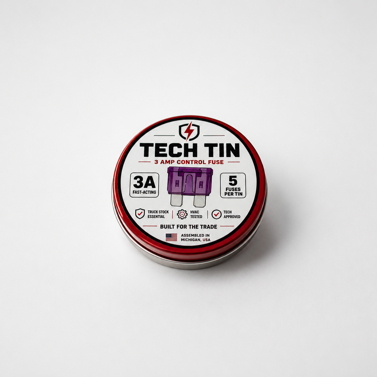 Tech Tin - 3 Amp Control Fuse Kit